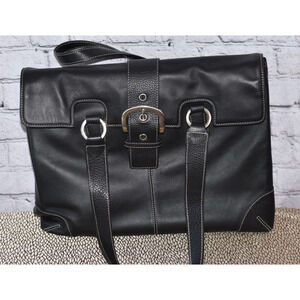 FRANKLIN COVEY Planner Leather Bussines Laptop Briefcase Satchel